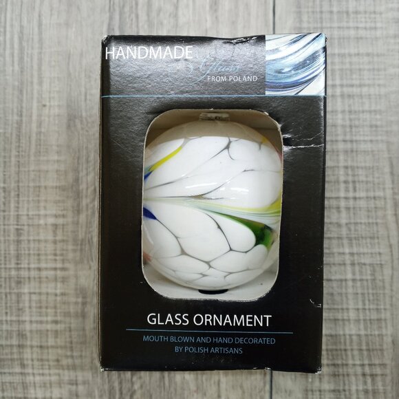 Blown Glass Ornament Hand Made in Poland - Picture 2 of 6